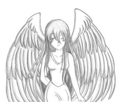 Angel Sketch 10 - Roxohnda