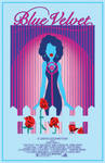 She Wore Blue Velvet Movie Poster by iamxer0