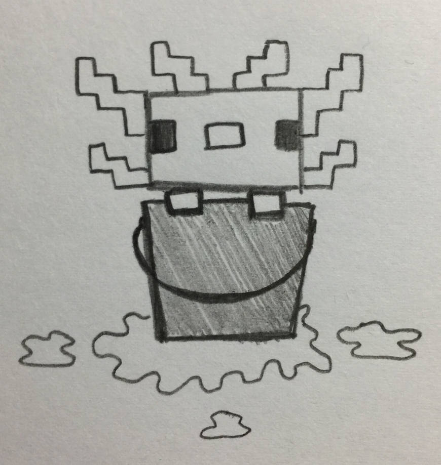 Minecraft Axolotl by Doodlemaster1000 on DeviantArt