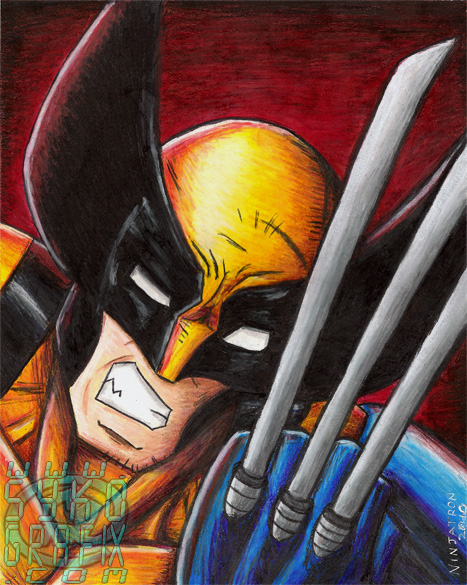 Wolverine Painting