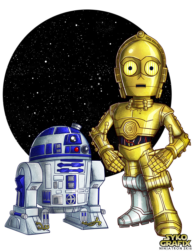 C3P0 and R2D2