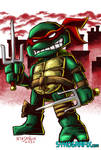 WILDCARD - TMNT Raphael by ninjatron