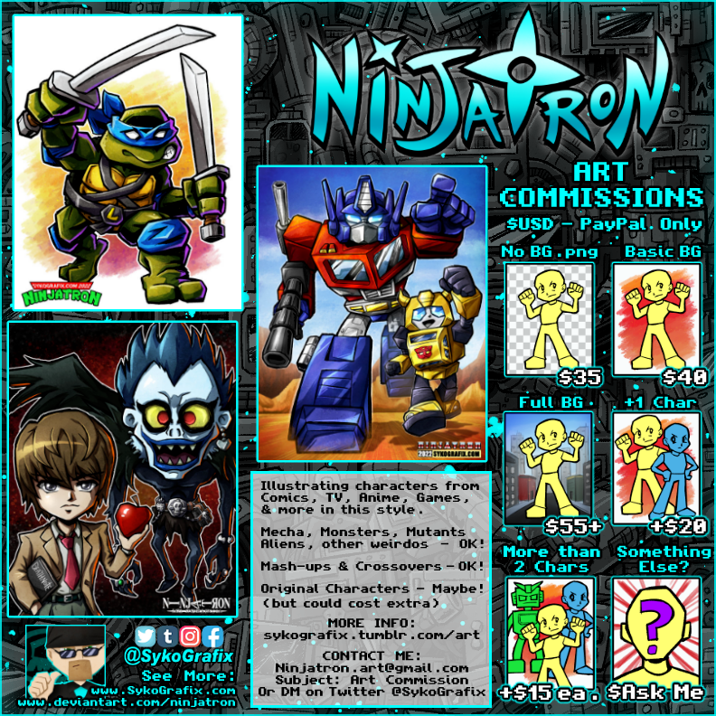 Ninjatron's Art Commission Info