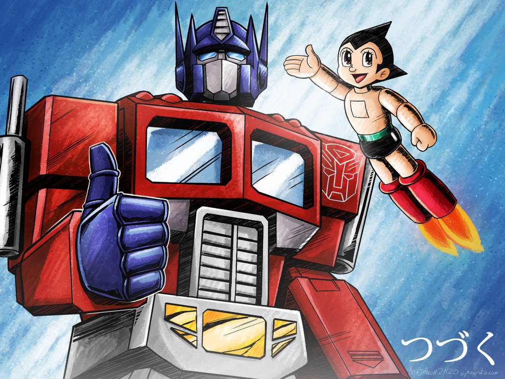 Optimus Prime And Astro Boy Postcard Memory By Ninjatron On Deviantart Optimus Prime And Astro Boy Postcard Memory By Ninjatron On Deviantart