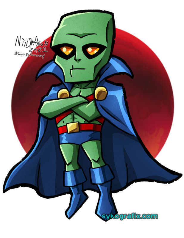 SD Martian Manhunter by ninjatron on DeviantArt SD Martian Manhunter by ninjatron on DeviantArt