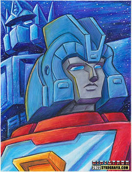 Orion Pax - Traditional Art Commission