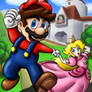 Mario and Peach