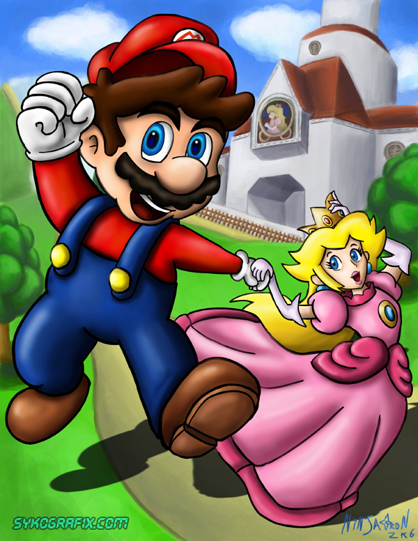 Mario and Peach
