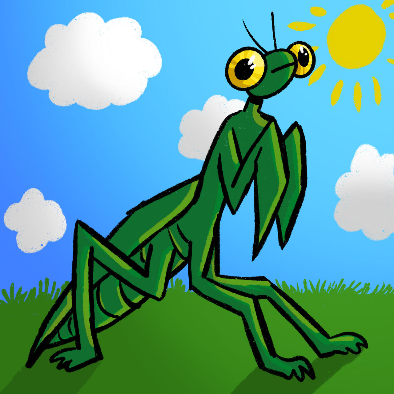 Mants Deviantart Cute praying mantis by RozeArtz12 on DeviantArt