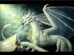 White dragon by Zyraxea