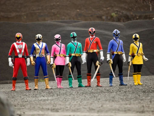 Samurai Rangers and Red RPM Ranger by JapanAndAmerica on DeviantArt