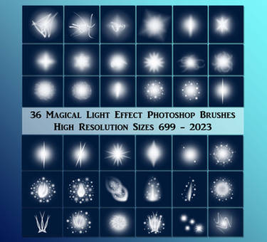 Magic Light Effect Brushes Exclusive Stock