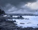 Stormy Beach Premade by CelticStrm-Stock by CelticStrm-Stock