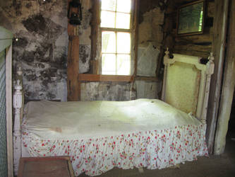 Old Pioneer Bedroom by celticstrm-stock