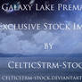 Galaxy Lake Premade Background Exclusive Stock