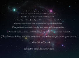Distant Galaxy Premade by CelticStrm-Stock