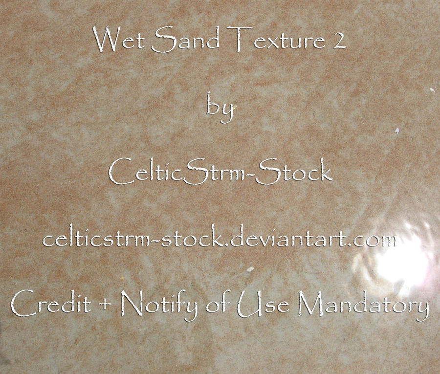 WetSandTexture2a by CelticStrm-Stock