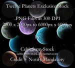Planet PNG Pack by CelticStrm-Stock