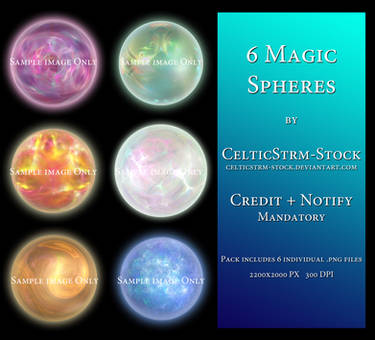 Magic Spheres Pack by CelticStrm-Stock