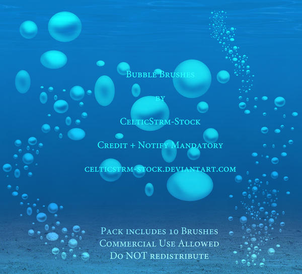 Bubble Brushes by CelticStrm-Stock ON SALE! :D