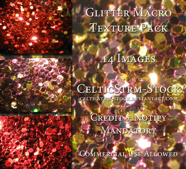 Glitter Macro Textures by CelticStrm-Stock