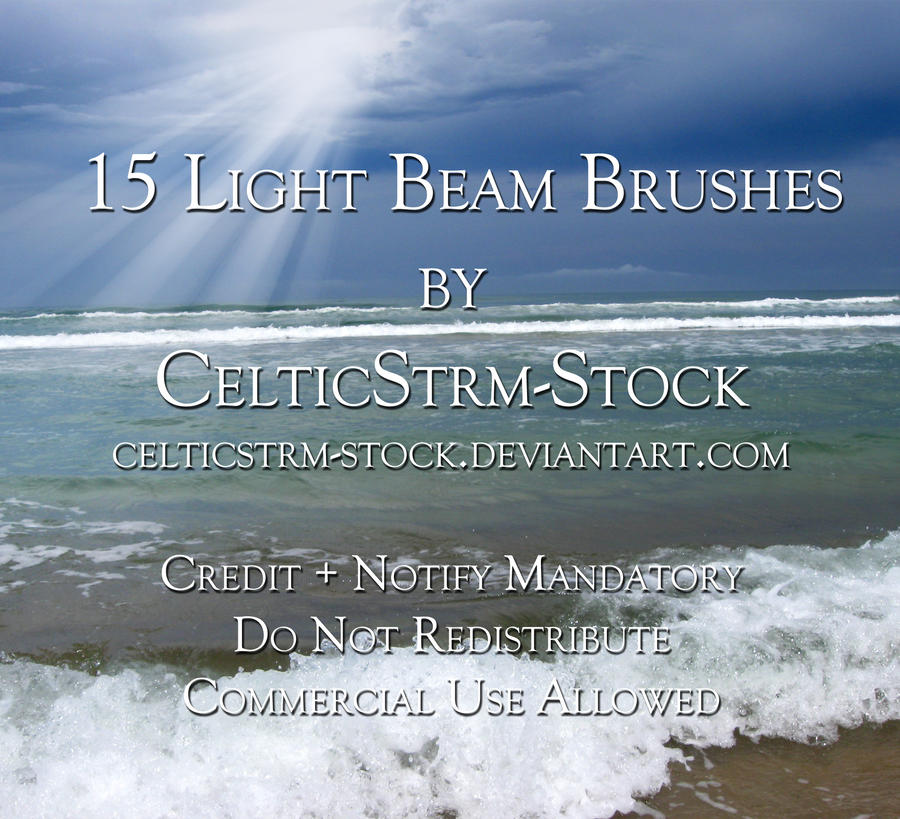 Light Beam Brushes by CelticStrm-Stock