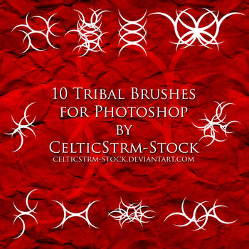 Tribal Brushes by CelticStrm-Stock