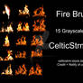 Fire Photoshop Brushes by CelticStrm-Stock