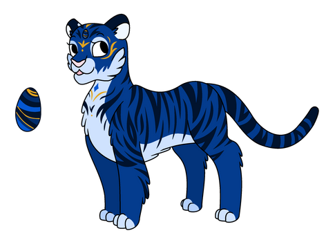 Blue Tigers Eye gemsona