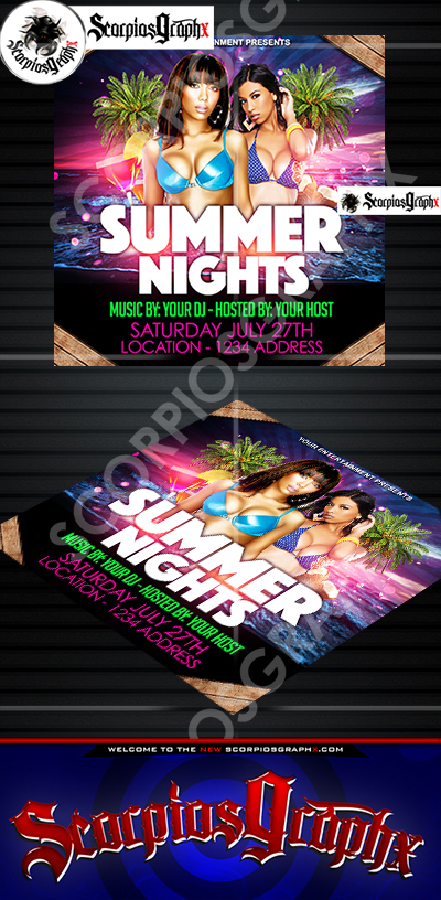 Summer Nights Instagram Template