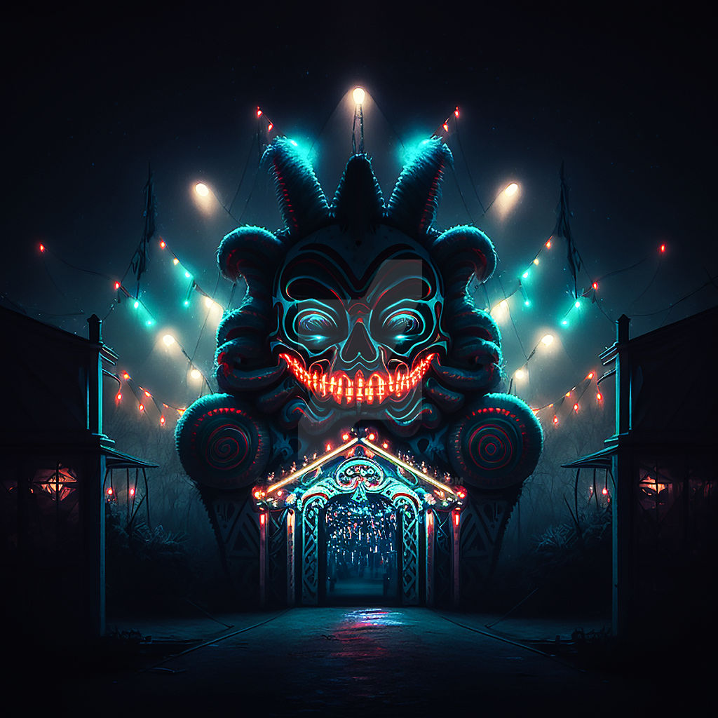 Haunted Funhouse Background Haunted Carnival FunHouse by ScorpiosGraphx on DeviantArt