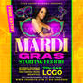 Mardi Gras flyer Template