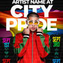 City Pride Artist Flyer Template