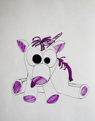 Crazy Purple Unicorn