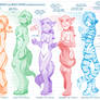 Male Bust and Height Chart