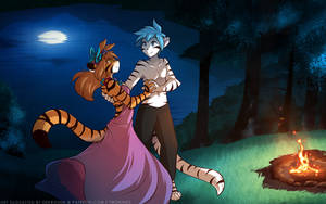 Moonlit Tiger Dance