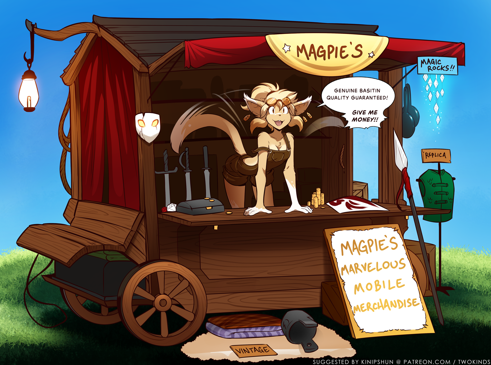 Merchant Magpie by Twokinds
