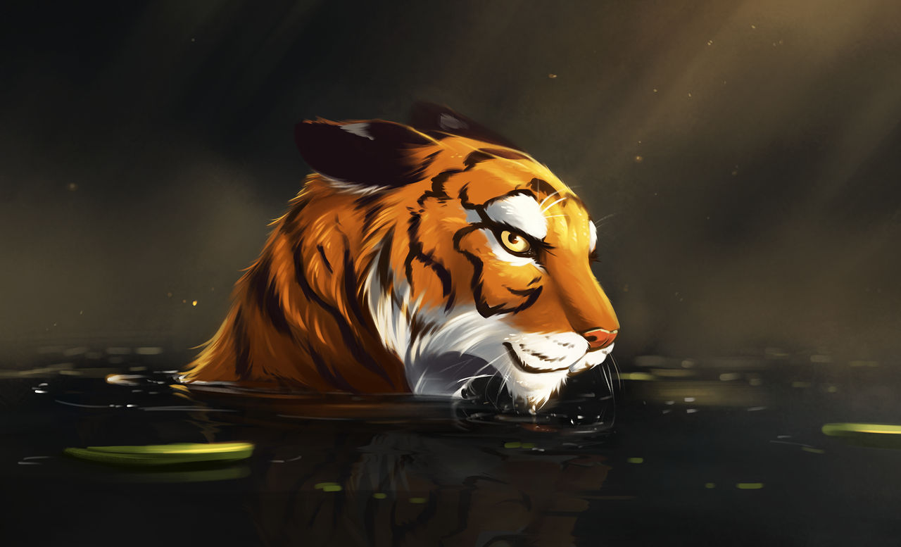 Tannies Year of the Tiger Fanart/ Wallpaper! (swipe right for more) :  r/heungtan