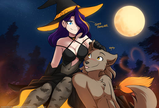 Witch Maren and her Familiar
