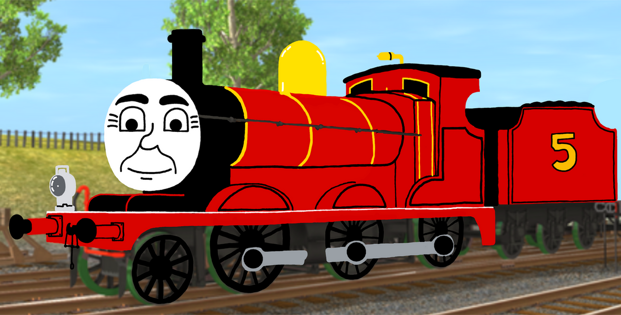 Red H Engine James the red engine by NWRFan4485 on DeviantArt