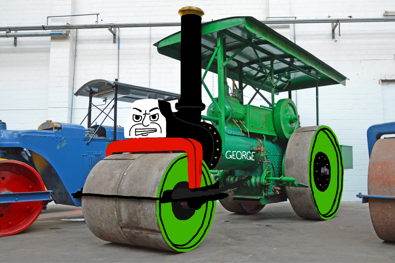 Steamroller Characters George the steamroller by NWRFan4485 on DeviantArt