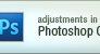 Adjustments In Photoshop CS5 Button