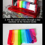 Polymer clay rainbow tutorial