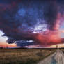 One of clouds shortly after the sunset