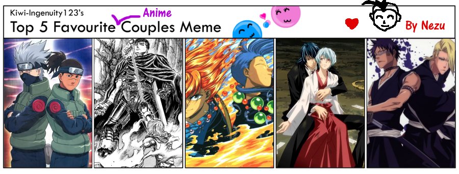 My fav. couples meme - anime