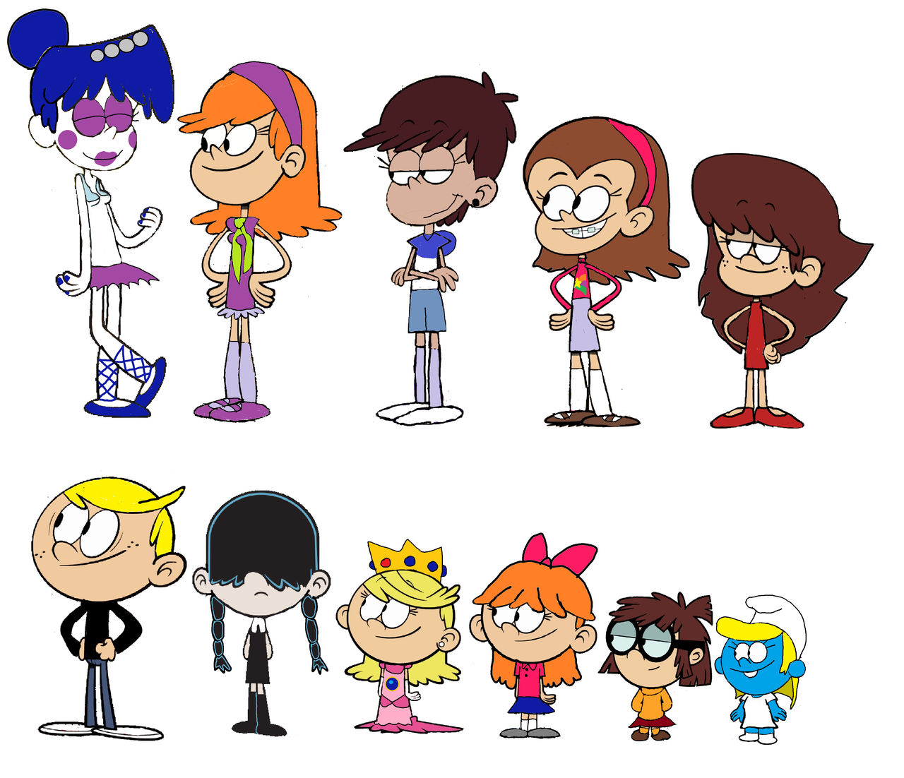 Loud House Characters As Other Characters By 2001gamer On DeviantArt loud-house-characters-as-other-characters-by-2001gamer-on-deviantart