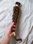 holding human hair braid 1 by Stock-Tenchigirl15