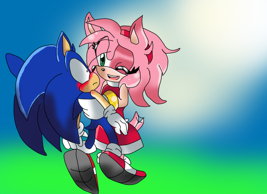 Classic Sonamy by Giihzinha on DeviantArt