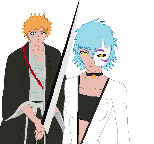 Ichigo and Arrancar Anzu- Stay Back, Ichigo