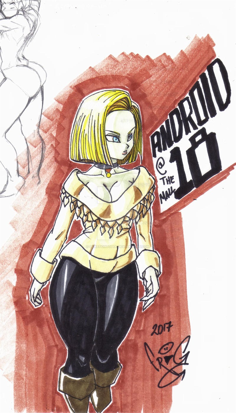 casual android 18